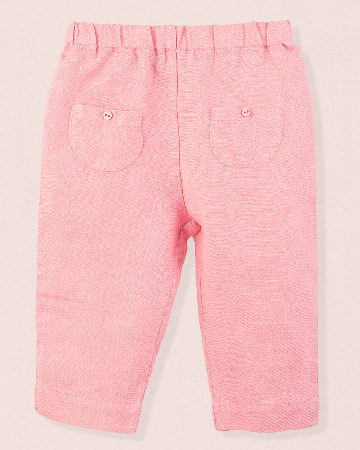 Capri Rose Pink Linen Pant